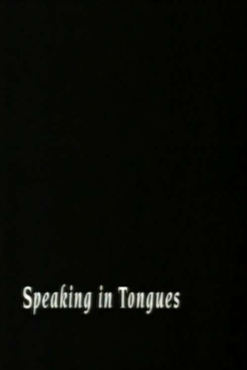 Movie poster for Speaking In Tongues (1994)