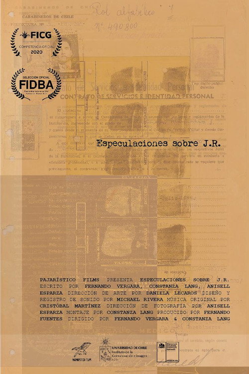 Movie poster for Especulaciones sobre J.R (2020)