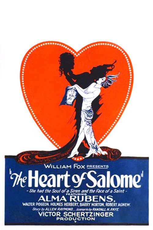 Movie poster for The Heart of Salome (1927)
