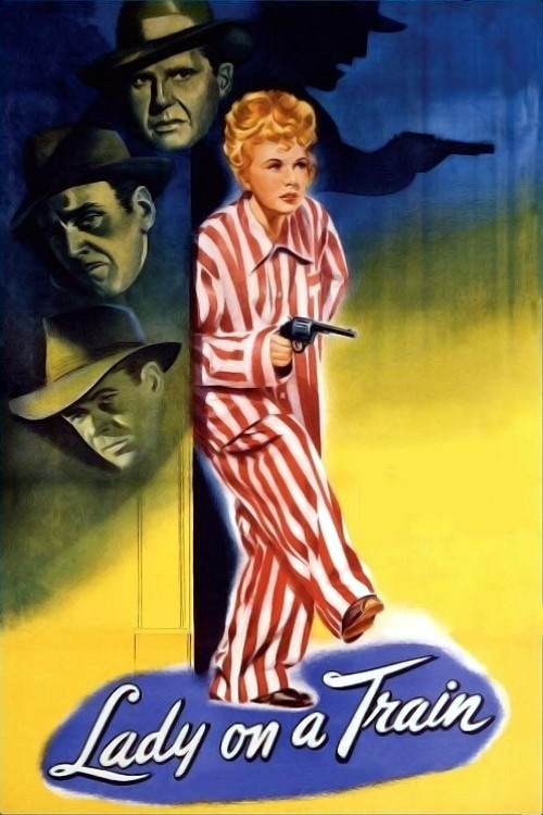Movie poster for Lady on a Train (1945)