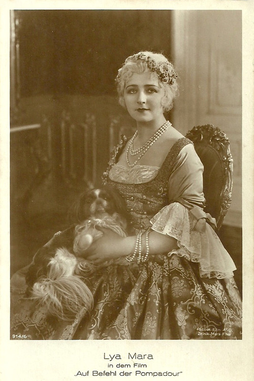 Movie poster for Auf Befehl der Pompadour (1924)