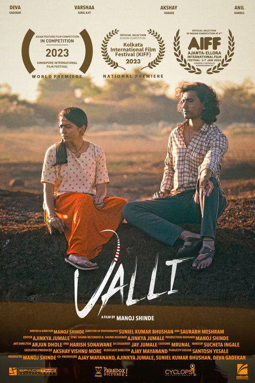 Movie poster for Valli (2023)