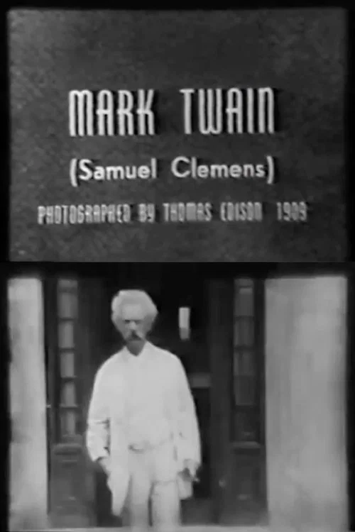 Movie poster for Mark Twain (Samuel Clemens) (1909)