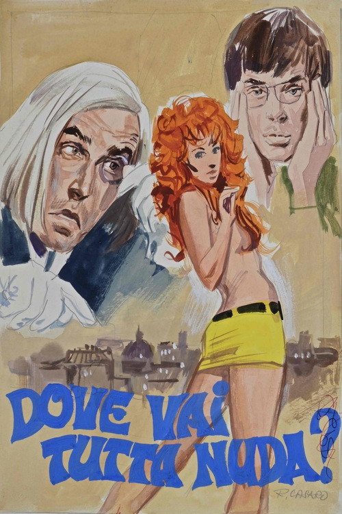 Movie poster for Where Are You Going All Naked? (1969)