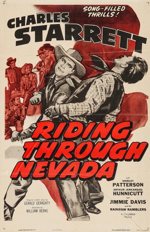 Movie poster for Riding Through Nevada (1942)