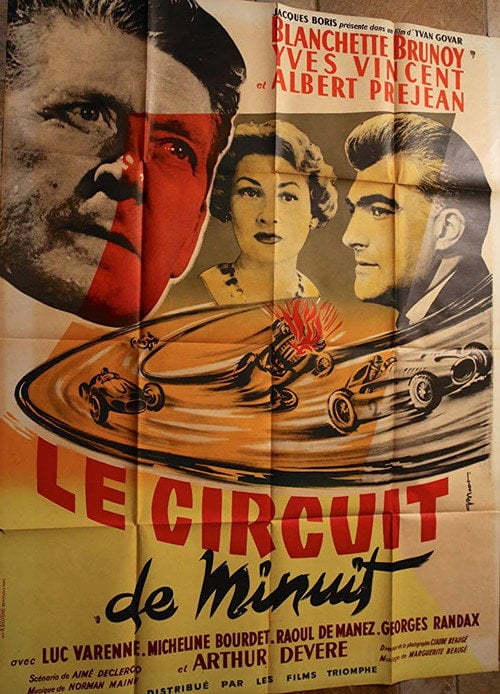 Movie poster for Le circuit de minuit (1956)