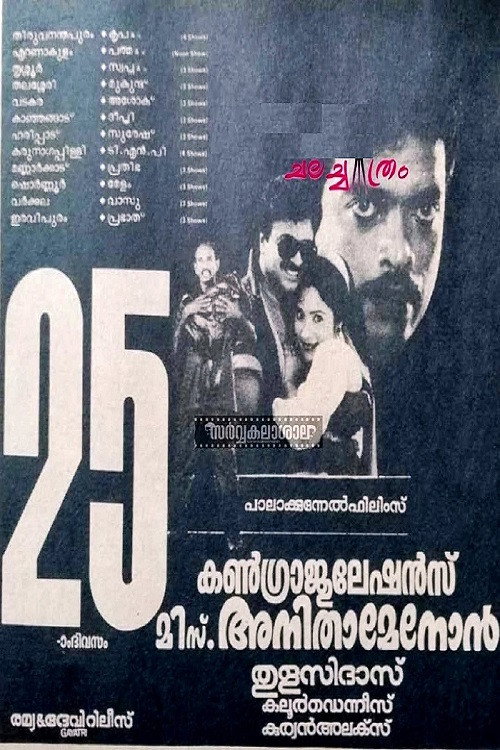 Movie poster for Congratulations Miss Anitha Menon (1992)