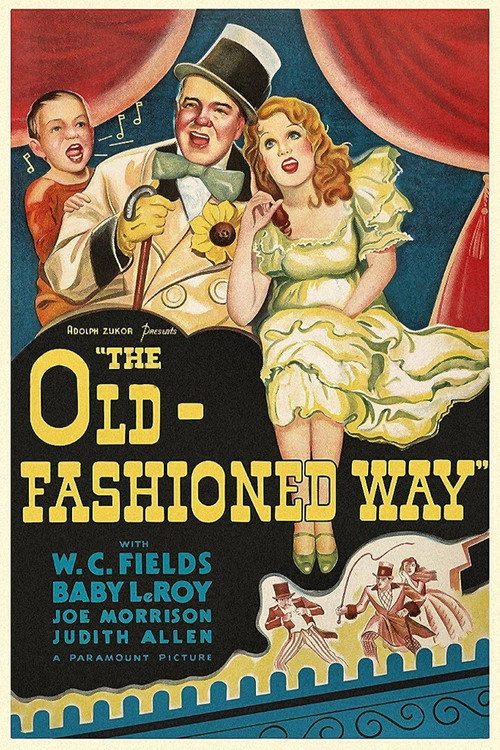 Movie poster for The Old-Fashioned Way (1934)