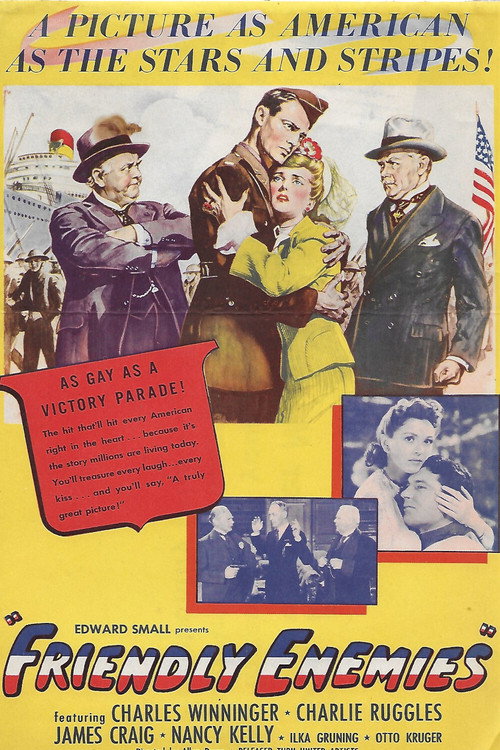 Movie poster for Friendly Enemies (1942)