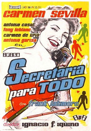 Movie poster for Secretaria para todo (1958)
