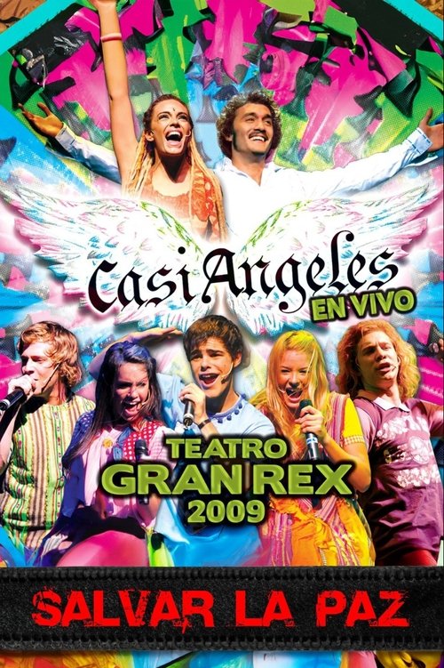 Movie poster for “Casi Ángeles” in the Gran Rex Theater 2009 (2010)