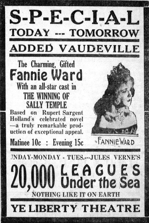Movie poster for The Winning of Sally Temple (1917)