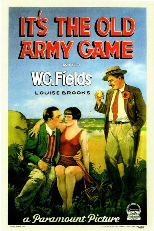Movie poster for It's the Old Army Game (1926)