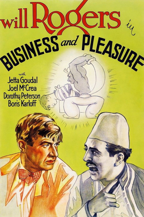 Movie poster for Business and Pleasure (1932)