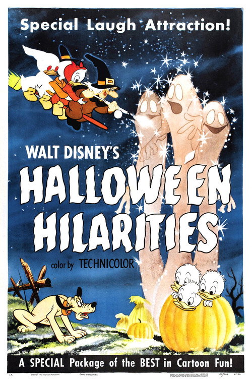 Movie poster for Walt Disney's Halloween Hilarities (1953)