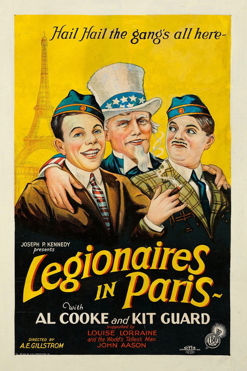 Movie poster for Legionnaires in Paris (1927)