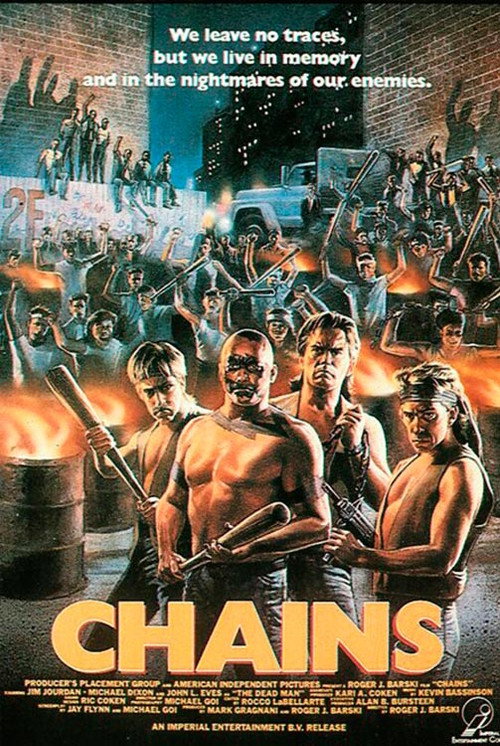 Movie poster for Chains (1989)