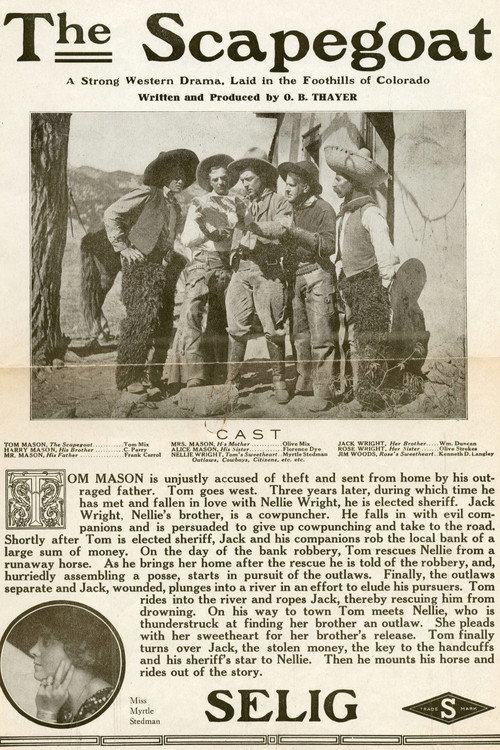 Movie poster for The Scapegoat (1912)