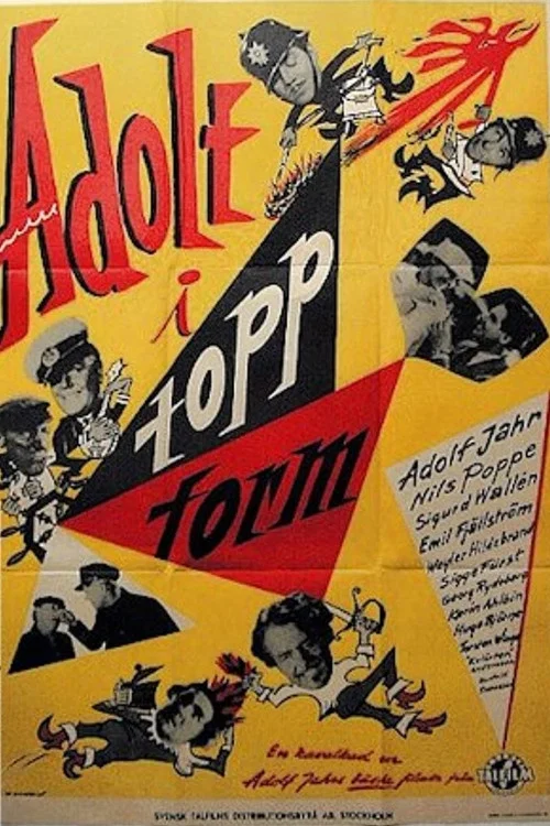 Movie poster for Adolf i toppform (1952)