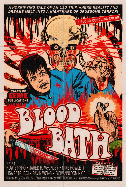 Movie poster for Blood Bath - Tales of Eerie Publications (2021)