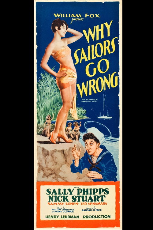 Movie poster for Why Sailors Go Wrong (1928)