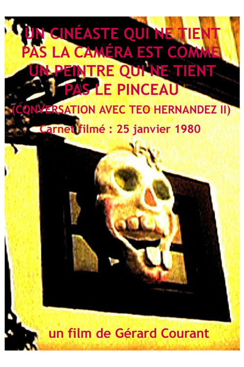 Movie poster for Un cinéaste qui ne tient pas la caméra est comme un peintre qui ne tient pas le pinceau (Conversation avec Teo Hernandez II) (2014)