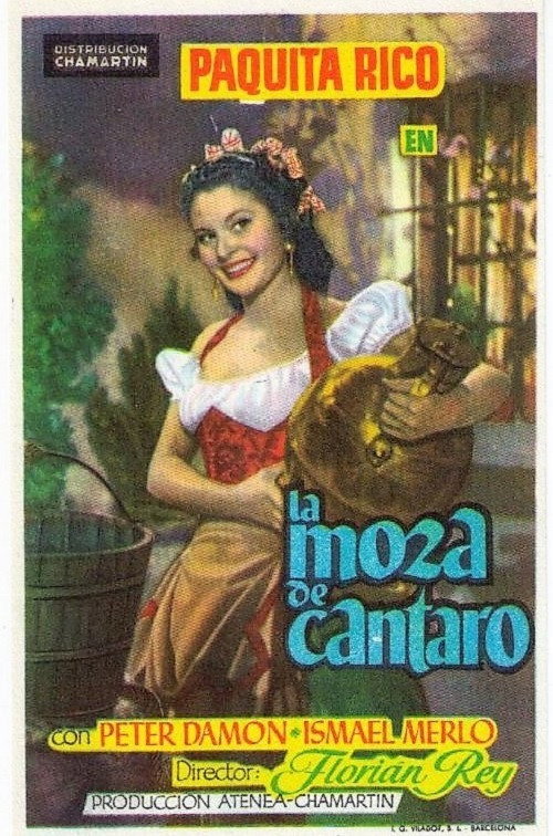 Movie poster for La moza de cántaro (1954)