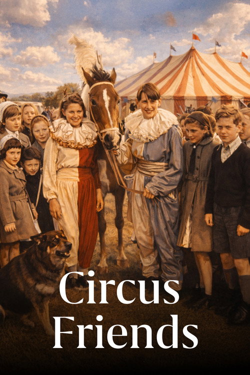 Movie poster for Circus Friends (1956)