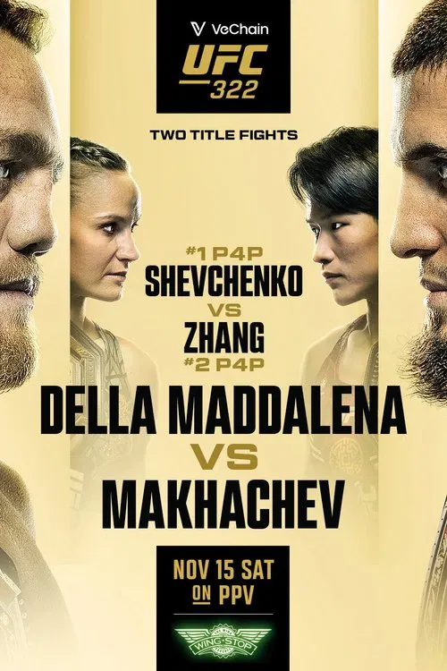 Movie poster for UFC 322: Della Maddalena vs. Makhachev (2025)