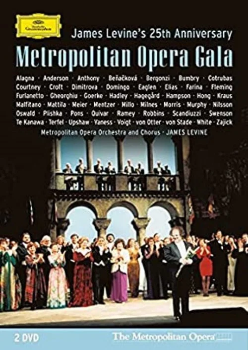 Movie poster for Metropolitan Opera Gala James Levine's 25th Anniversary (1996)