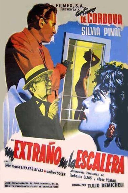 Movie poster for A Stranger on the Stairs (1955)