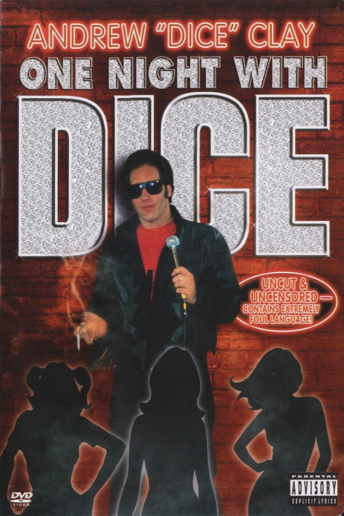Movie poster for Andrew Dice Clay: One Night with Dice (1987)