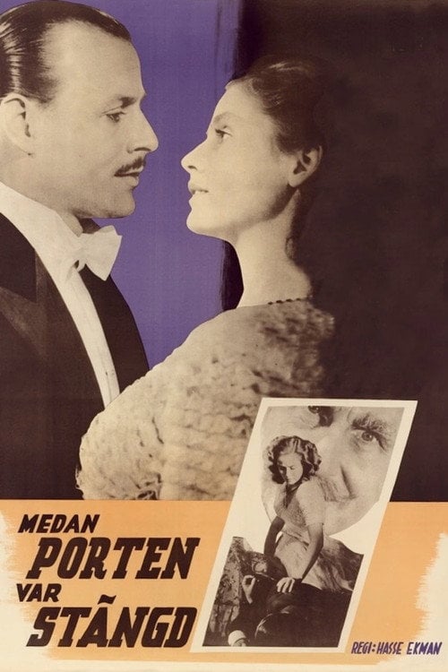 Movie poster for While the Door Was Locked (1946)