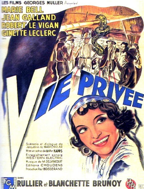 Movie poster for Vie privée (1942)