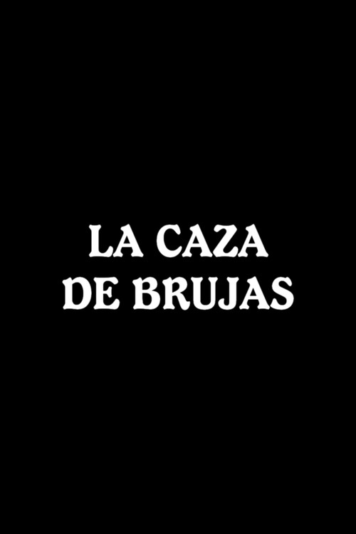 Movie poster for La caza de brujas (1967)