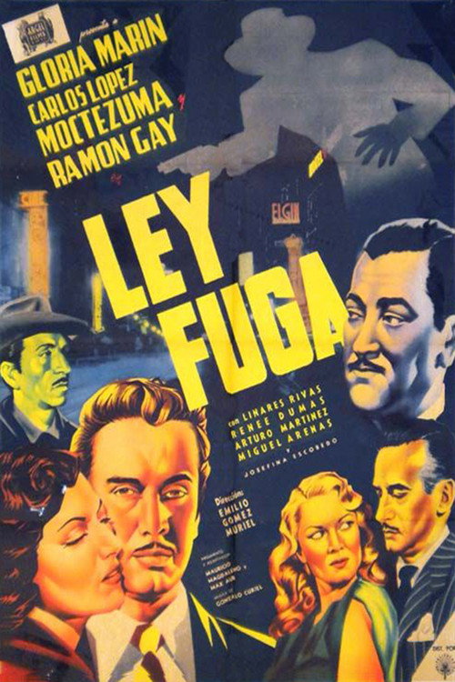 Movie poster for Ley fuga (1954)