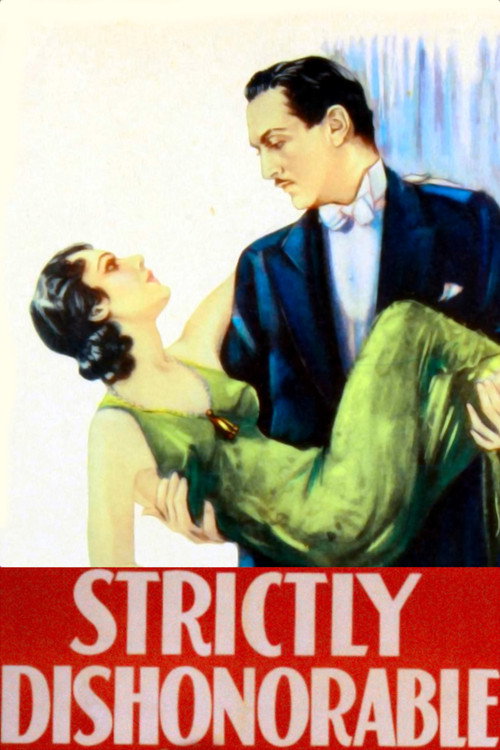 Movie poster for Strictly Dishonorable (1931)