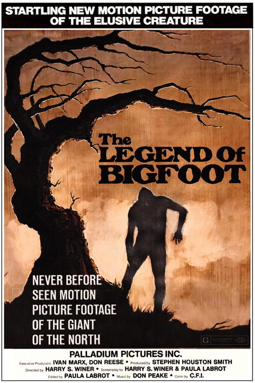 Movie poster for The Legend of Bigfoot (1975)