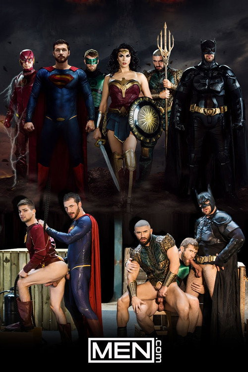 Movie poster for Justice League: A Gay XXX Parody (2018)