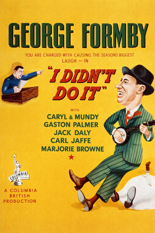 Movie poster for I Didn't Do It (1945)