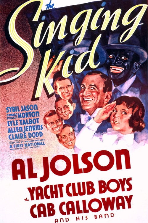 Movie poster for The Singing Kid (1936)