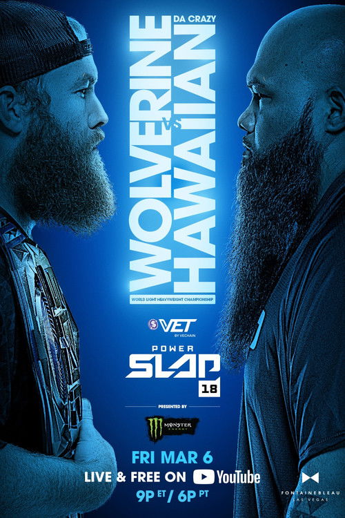 Movie poster for Power Slap 18: Wolverine vs. Da Crazy Hawaiian (2026)