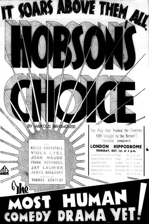 Movie poster for Hobson's Choice (1931)