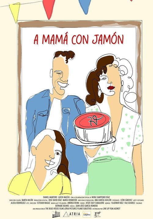 Movie poster for A Mamá con Jamón (2024)