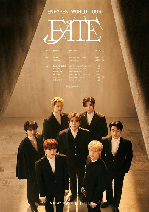 Movie poster for Enhypen World Tour 'FATE' (2023)