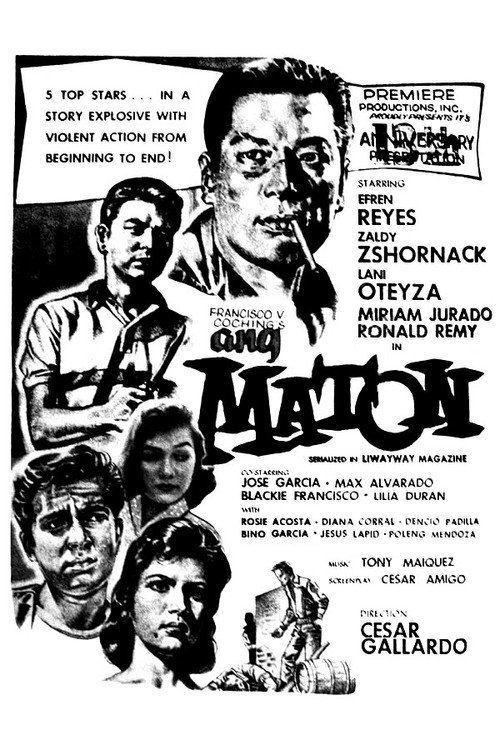 Movie poster for Ang Maton (1959)