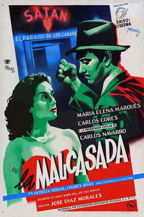 Movie poster for La malcasada (1950)