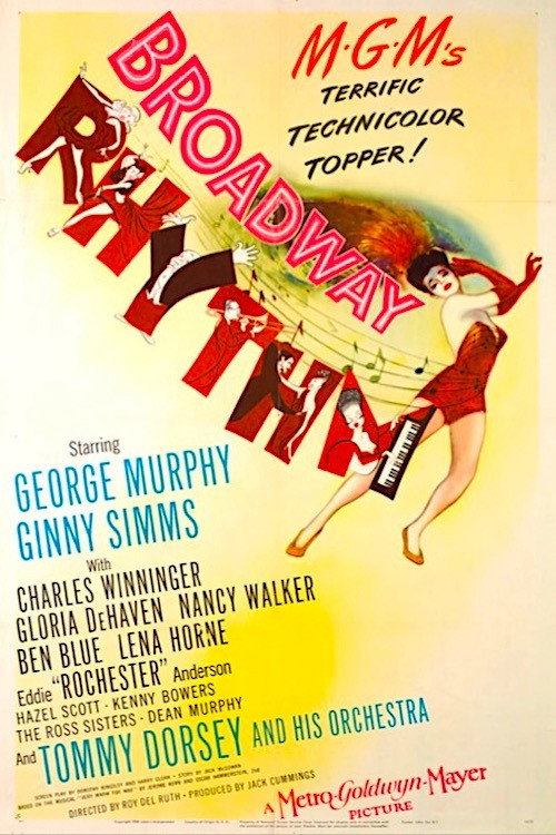Movie poster for Broadway Rhythm (1944)