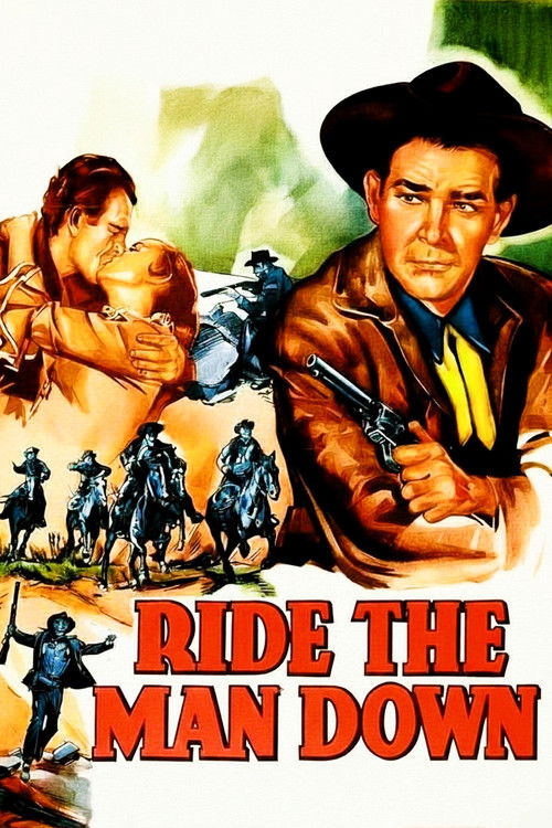 Movie poster for Ride the Man Down (1952)