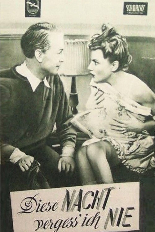 Movie poster for Diese Nacht vergess ich nie (1949)